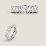 Emerald Cut Eternity Band (5.25 TCW)