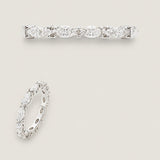 Eternity band with 36 Marquise cut stones of 5.75 TCW. F175-CZ-14K