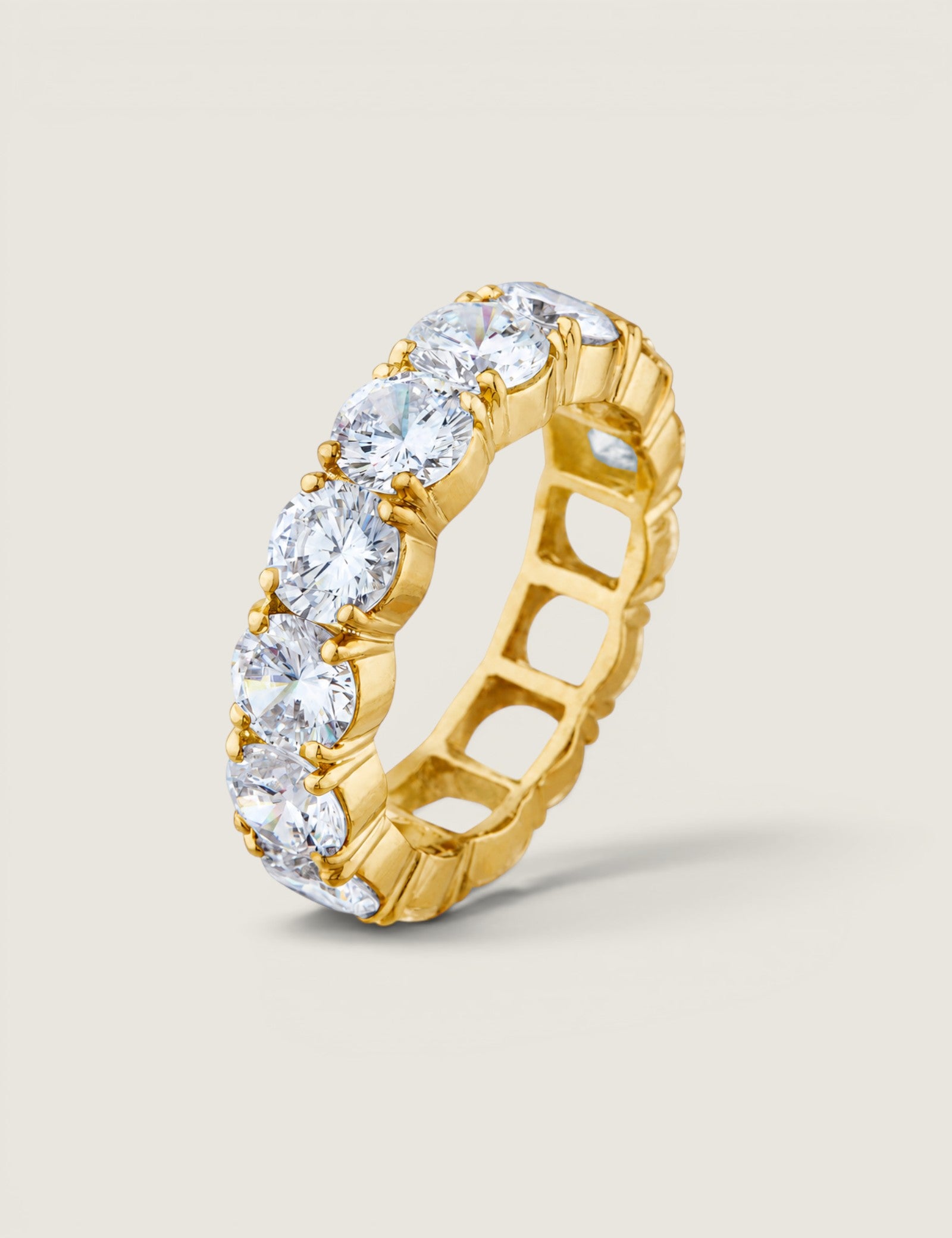 Round Brilliant Eternity Band (4.5 TCW)