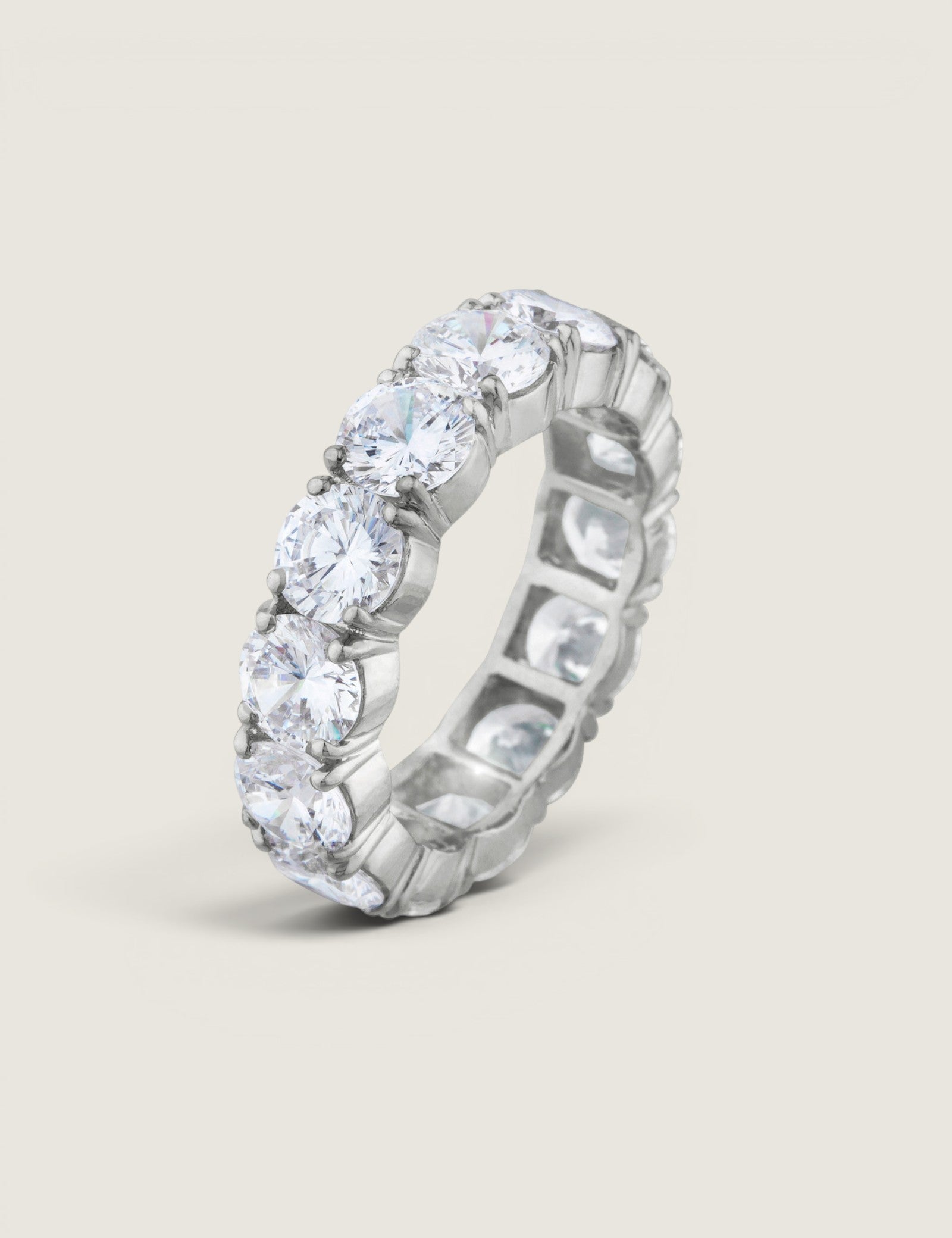 Round Brilliant Eternity Band (4.5 TCW)