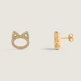 SMALL CAT HEAD EARRING - SMCATHEADEAR