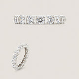 Eternity Band with 16 Round Cut stones 4TCW.  4mm