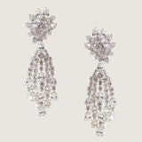 Cluster with Pear Waterfall Earring (38.5 TCW)