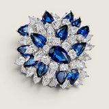 BROOCH OF RDS AND PS