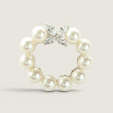 BROOCH CIRCLE PIN 6MM PL/CZ
