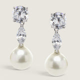 Round, Marquis and Pear Drop Earrings