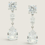 Marquis, Pear and Round Drop Earrings (5.5 TCW)