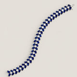 Sapphire and Clear Vine Bracelet (12.4 TCW)