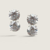 Double Stud Earrings (16 TCW)