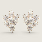 EARRING 6X4 ps cluster - CJ21JR/CZ