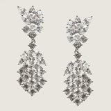 EARRING CLUSTER DROP - T12341/CZ