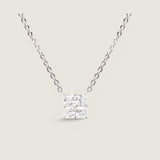 4 STONE PRINCESS CUT PENDANT - 1CT TDW - PF561/CZ