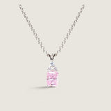 1.5CT EMERALD CUT PENDANT - 8108/CZ