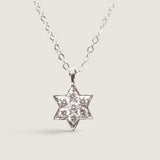 STAR OF DAVID PENDANT - PF373/CZ