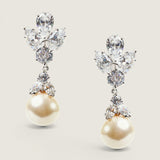 EARRING CLUST OF SM PS/PS & PL DRP  - CJ82SM/PL/CZ