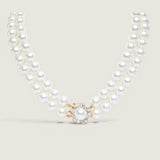 NECK 2STRAND 9MM CJ11 CLASP - NCJ11/29/PL/CZ
