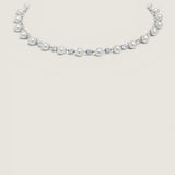 NECK OF ALT PL & CZ W/3CZ CLASP - N99/PL/CZ