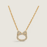 SMALL CAT HEAD PENDANT - SMCATHEAD