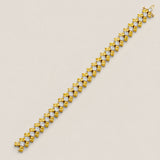 Canary and Clear Vine Bracelet (12.4 TCW)