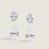 EARRING MARQ W/PS DROP  - EF538/CZ