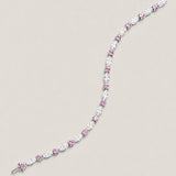 Marquise and Pink Round Bracelet