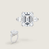 Asscher and Bullets Ring (7.5 TCW)