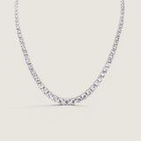 NECKLACE 12MM TO 4MM 6.5ct-to-.25pts. - N28LG/CZ