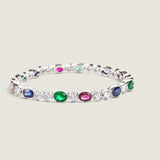 Mixed Gemstone Statement Bracelet (16.5 TCW)