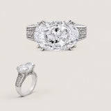 4CT OVAL IN ANTIQUE SETTING F680-CZ-14K