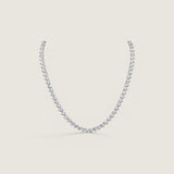 Round Tennis Necklace (4mm)