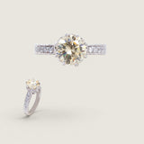 2CT ANTIQUE SET SOLITAIRE F693-CAN-CZ-14K
