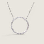 LARGE ROUND CIRCLE PENDANT - PF797L/CZ - Fantasia by DeSerio