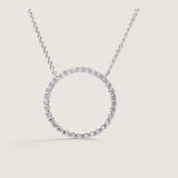 LARGE ROUND CIRCLE PENDANT - PF797L/CZ