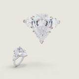 11CT PEARSHAPE WITH PEARSIDES F810-CZ-14K