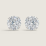 ROUND STUD SET IN OMEGA BACK - STRD24/CZ