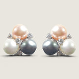 MULTI COLOR PEARL EAR - EF285/PRL/CZ