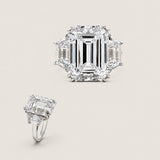 12.5CT EMER. CUT W/ TRAP SIDES F848-CZ-14K