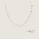 Pearl Strand with Marquis Tiffany Clasp (7mm)