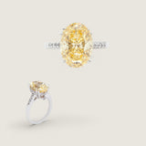 4.5CT OVAL CAN W/  MIRCO PAVE SHANK F863-CZ-14K