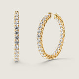 XL LARGE .5CT ROUND HOOP(30 TCW)