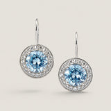 Aquamarine Antique Drop Earrings (6.5 TCW)
