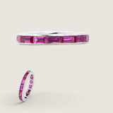 The Signature Ruby Baguette Eternity Band (2.5 TCW)