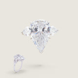 8CT PEARSHAPE WITH PEARSIDES F510-CZ-14K