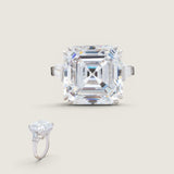 Asscher Cut With Tapered Baguette Side Stones
