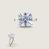 5CT CENTER SQ W/ TAPERED BAGUETTES