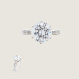 ROUND CENTER W/ BAG SHANK 5CT F730-CZ-14K