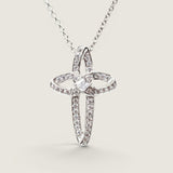 OPEN CROSS PENDANT - J13/CZ