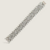 Multi Row of Rounds Cuff Bracelet