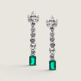3 PEAR W/ 4 GRAD. ROUNDS  1 ASSCHER W/EMER. DROP - EF929/EM/CZ