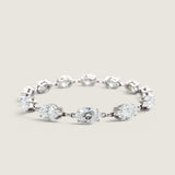 MARQ. BRAC W/ ASSCHER CUT CLASP - B149MQ/CZ